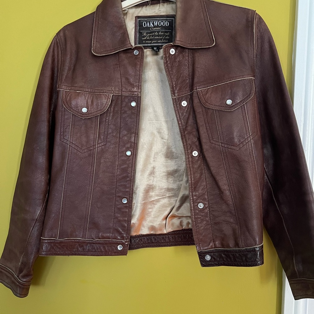 Oakwood Brown Leather Jacket